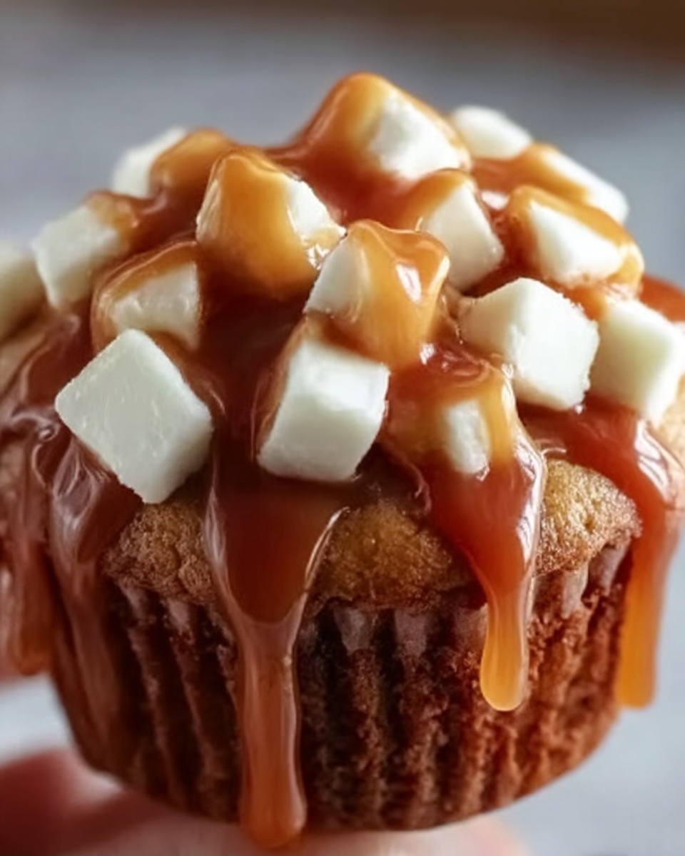 Gooey Caramel Apple Muffins Recipe - Recipe Image