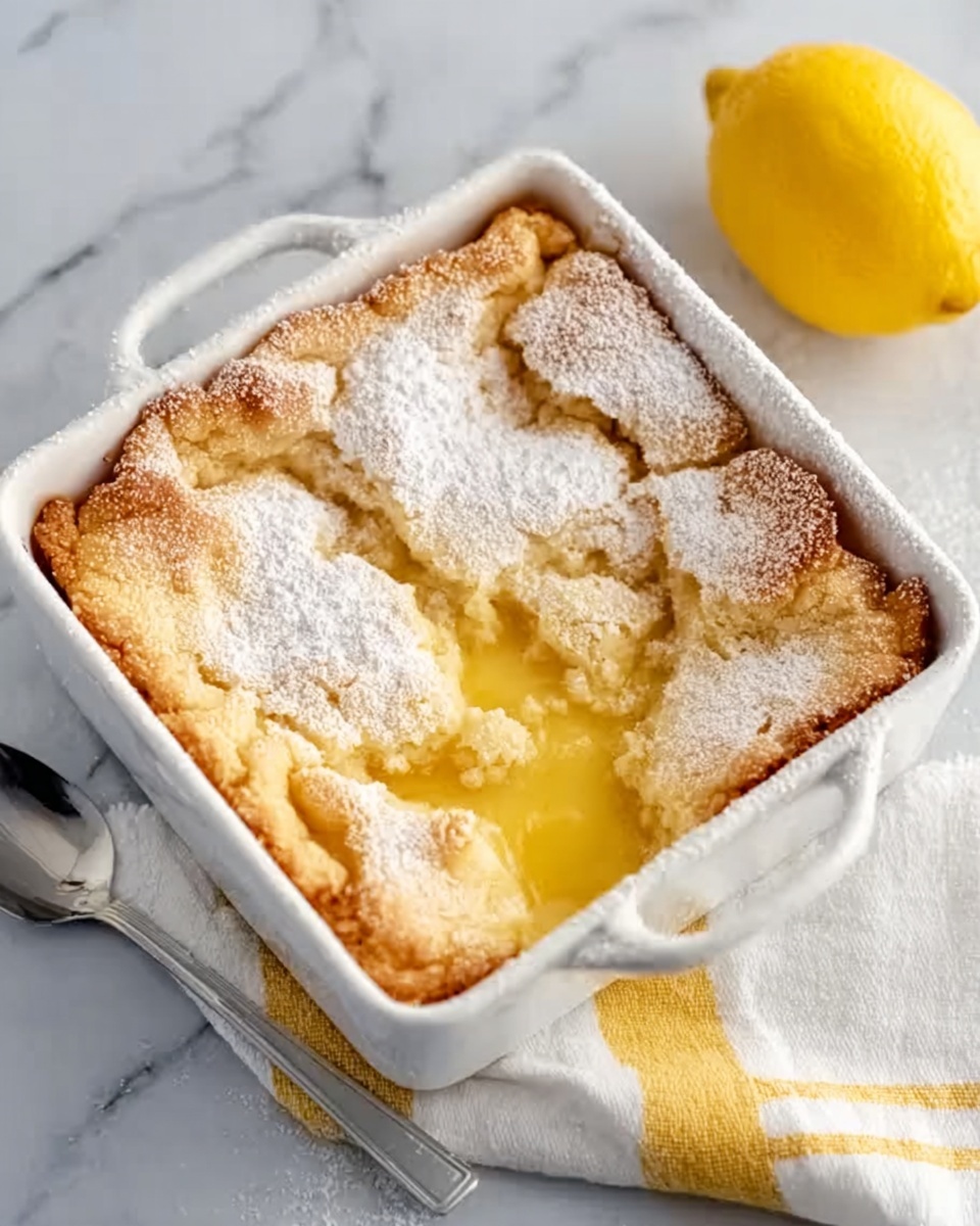 Magic Lemon Cobbler Recipe - Recipe Image