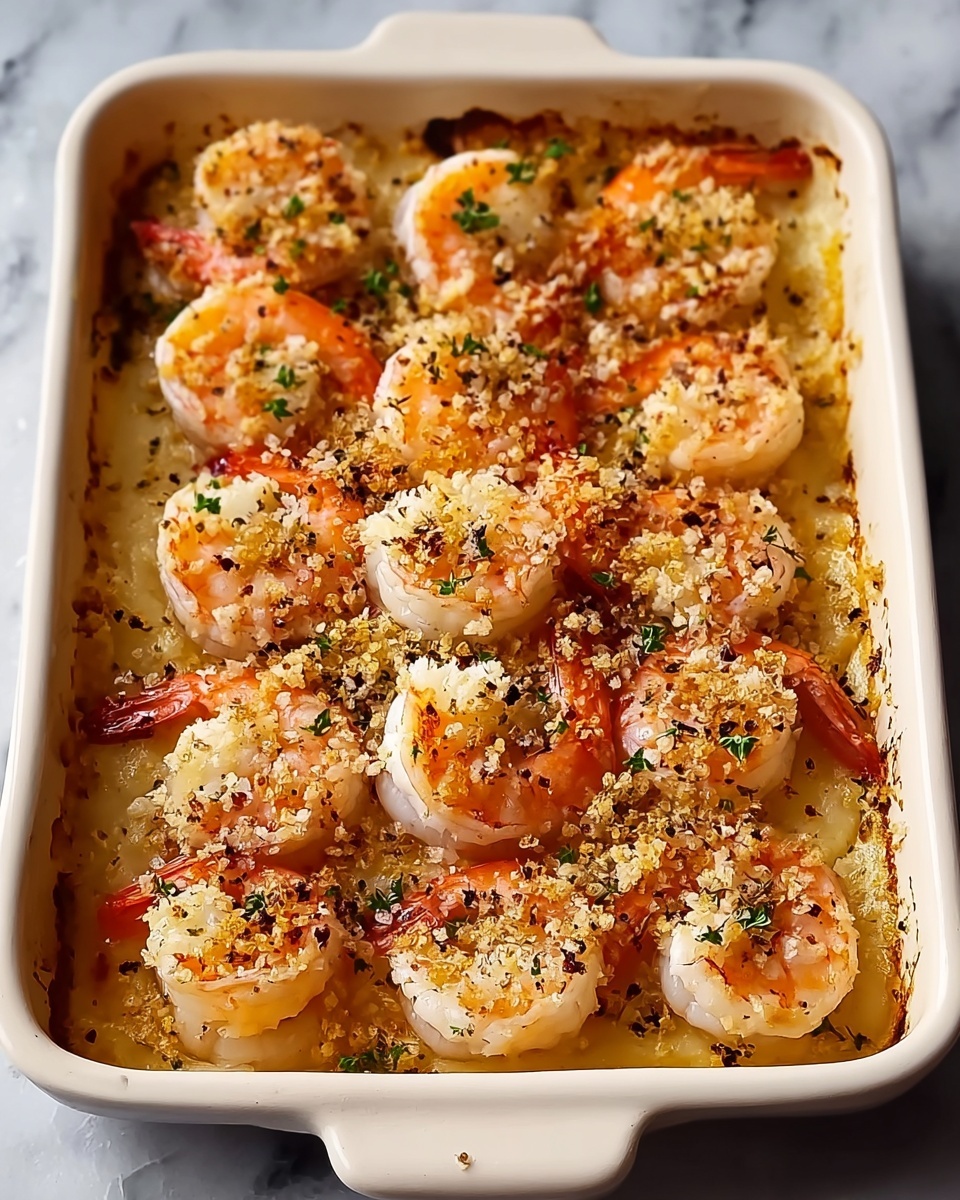 Garlic Parmesan Baked Shrimp Recipe - Recipe Image