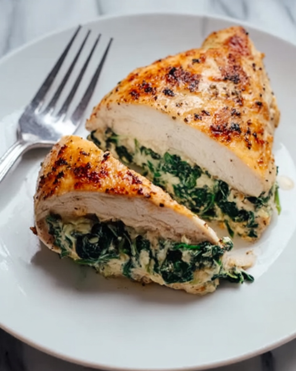Spinach Stuffed Chicken Recipe - Recipe Image
