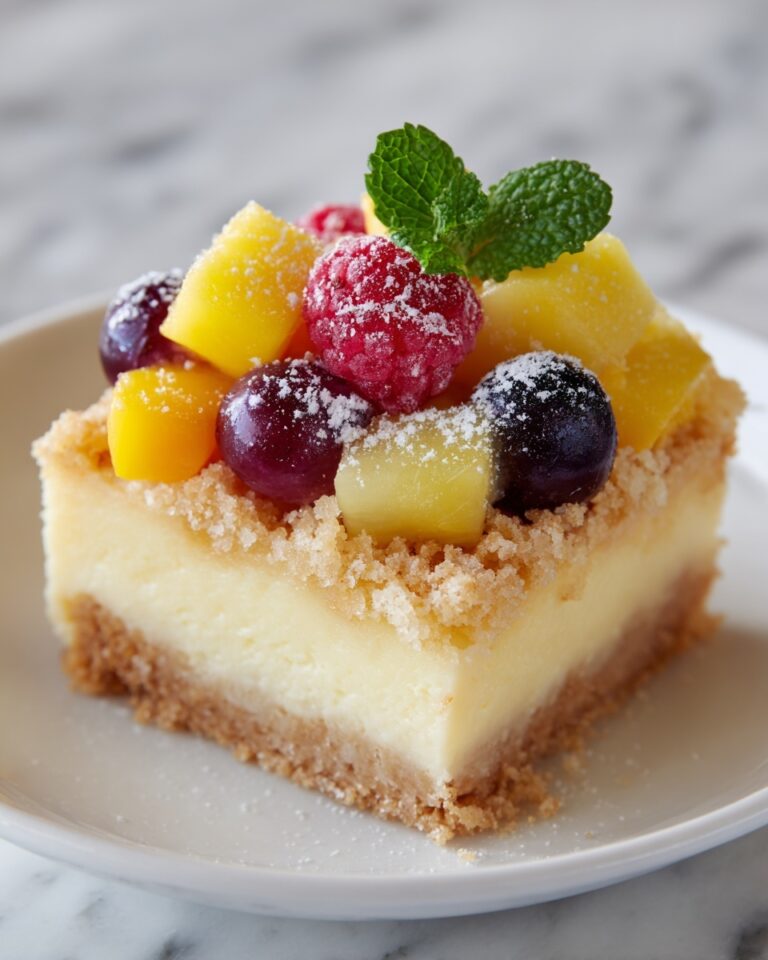 Fruit Custard Bars Recipe