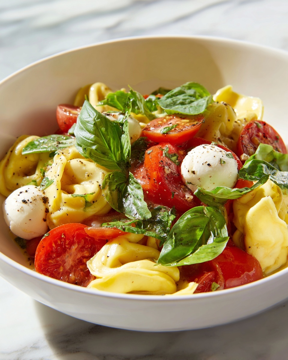 Tortellini Caprese Salad Recipe - Recipe Image