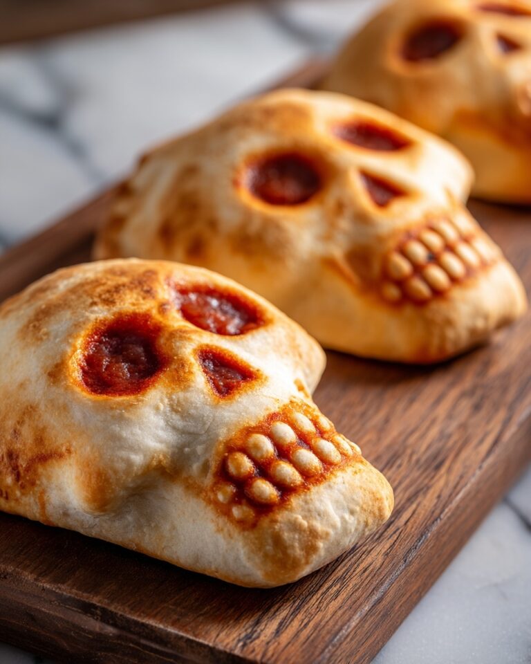 Cheesy Halloween Pizza Skulls Recipe