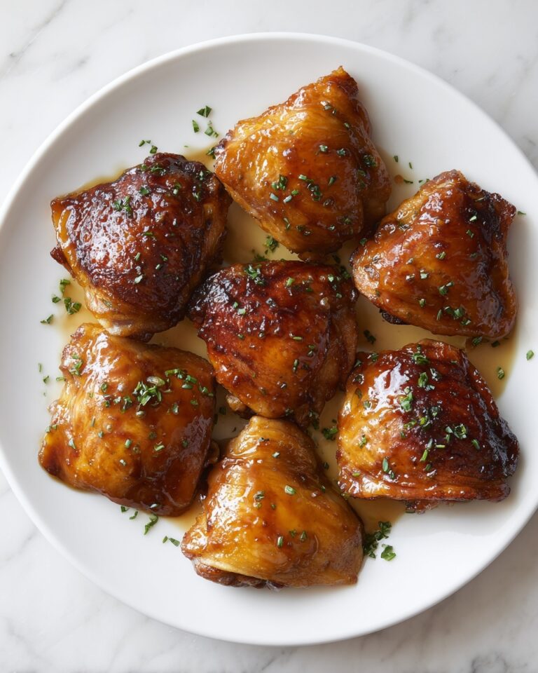 Honey Garlic Chicken Thighs Recipe