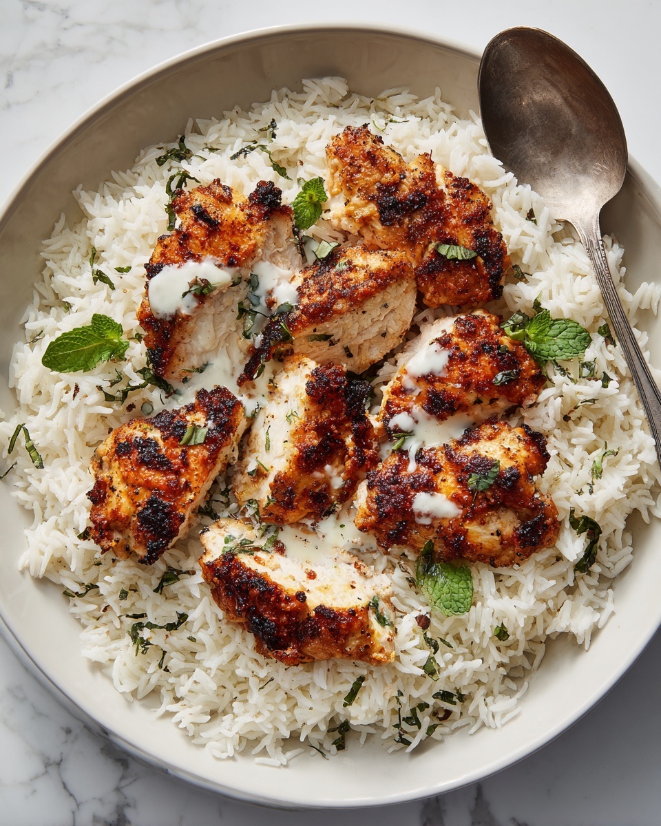Creamy Herb Chicken & Basmati Rice Recipe - Recipe Image
