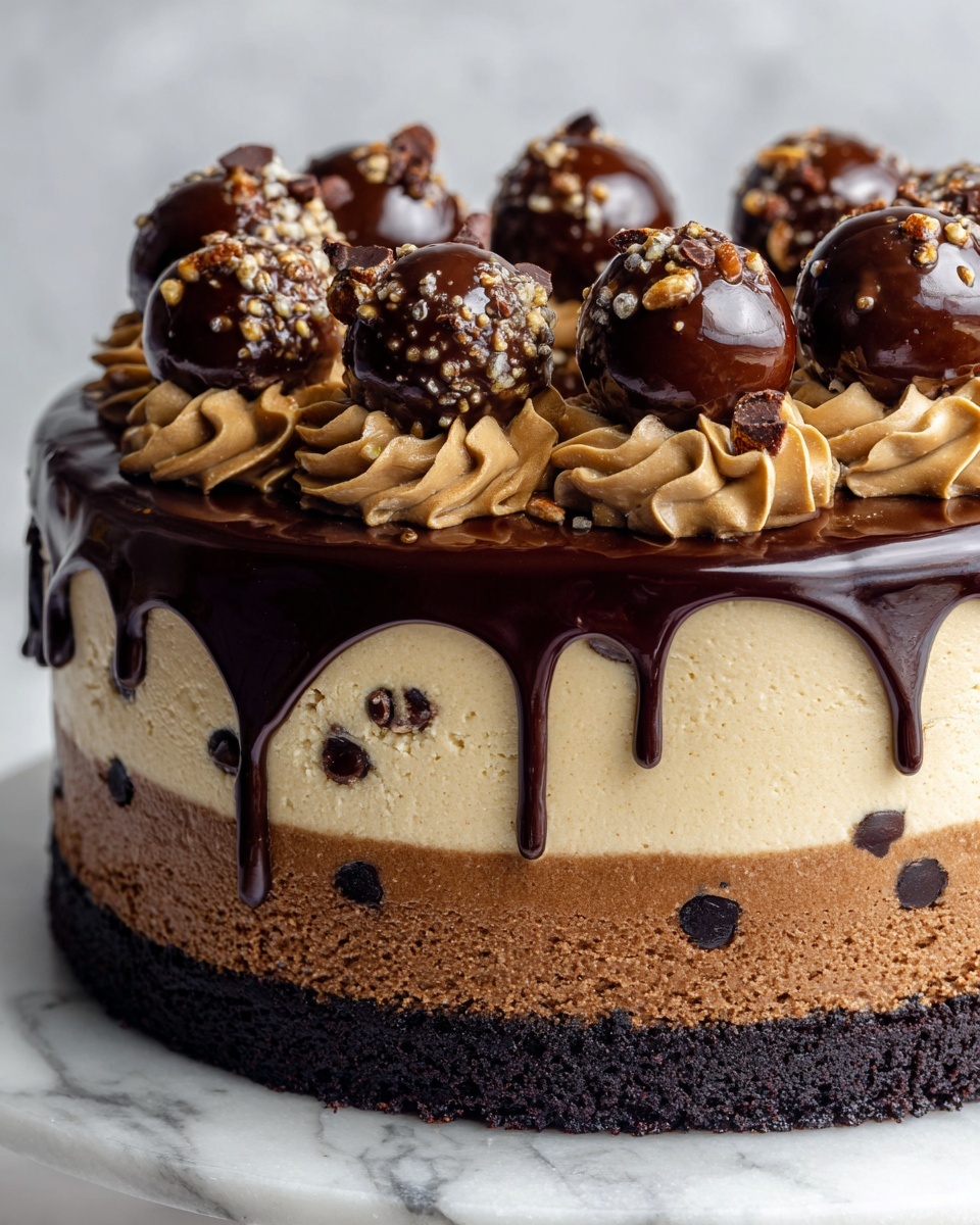 Cookie Dough Brownie Cake Recipe - Recipe Image