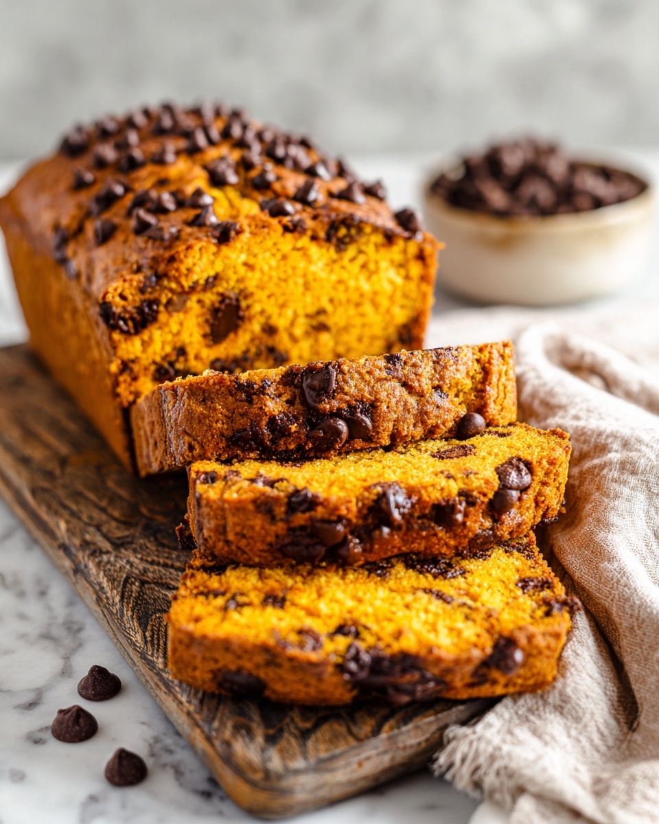Pumpkin Chocolate Chip Bread Recipe - Recipe Image