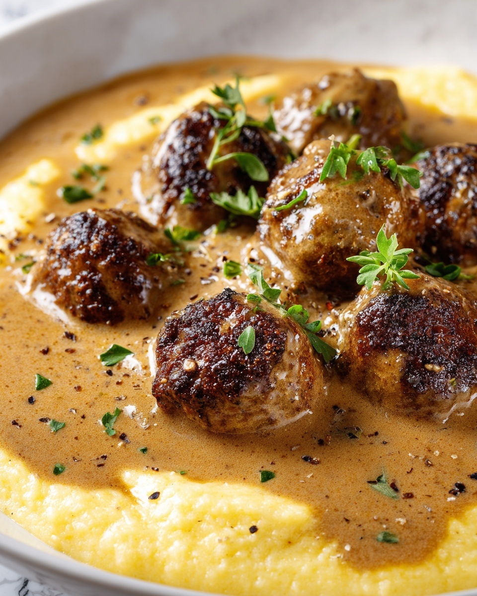 Meatball & Mashed Potato Bake Recipe - Recipe Image