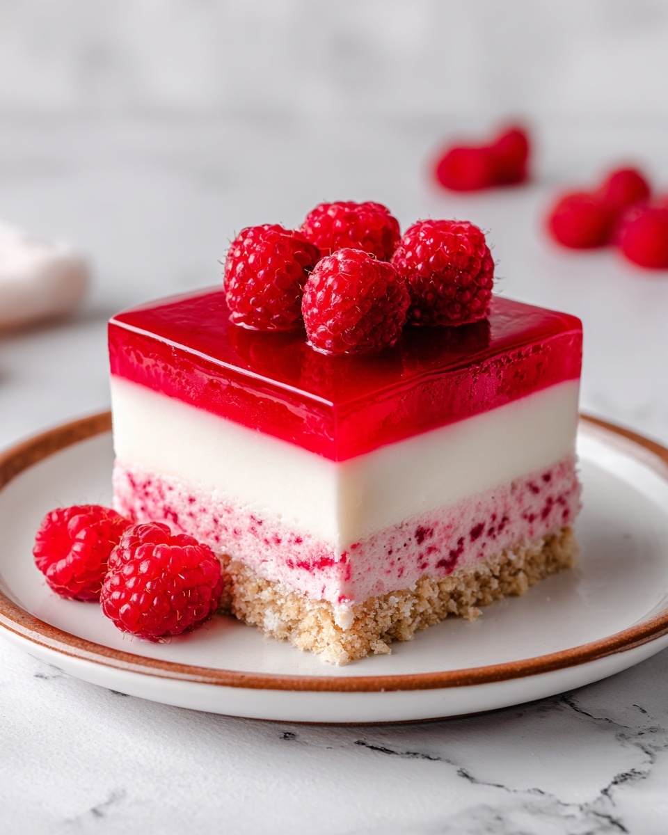 No Bake Raspberry Cheesecake Recipe - Recipe Image