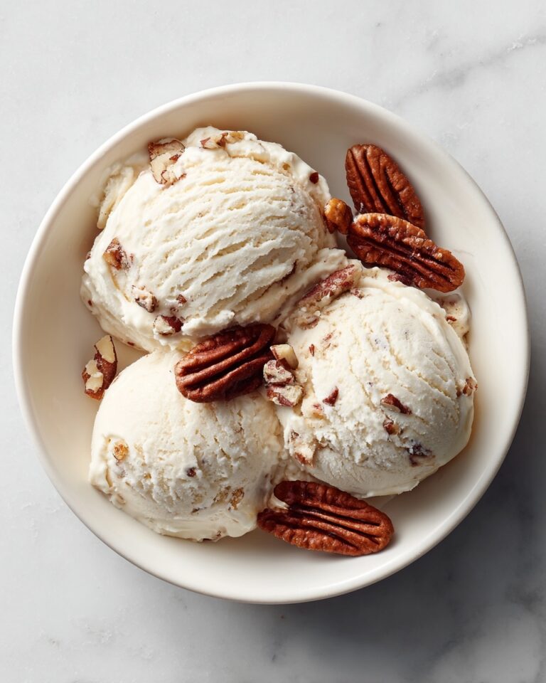Homemade Butter Pecan Ice Cream Recipe