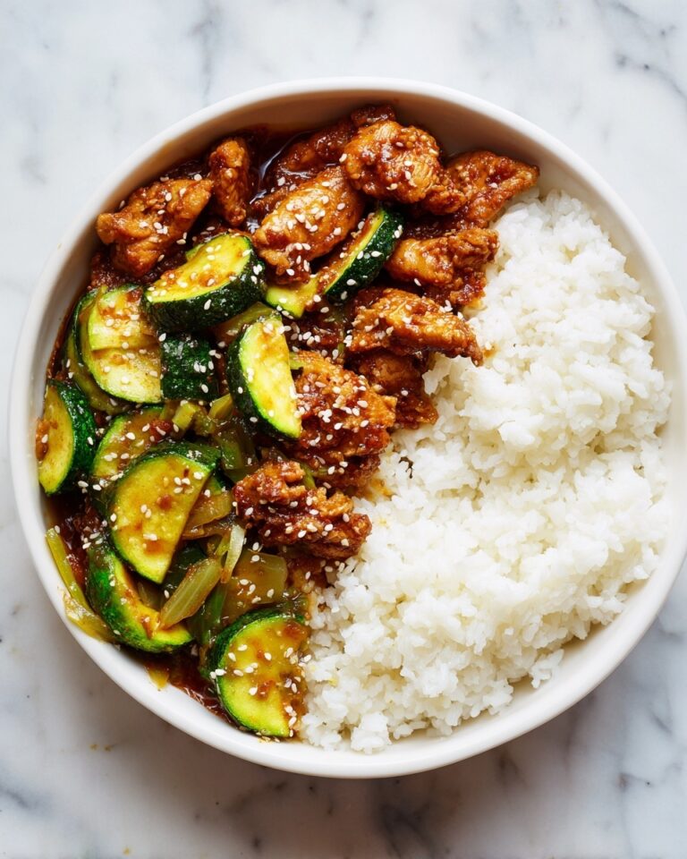 Ponzu Zucchini Stir Fry with Chicken Recipe