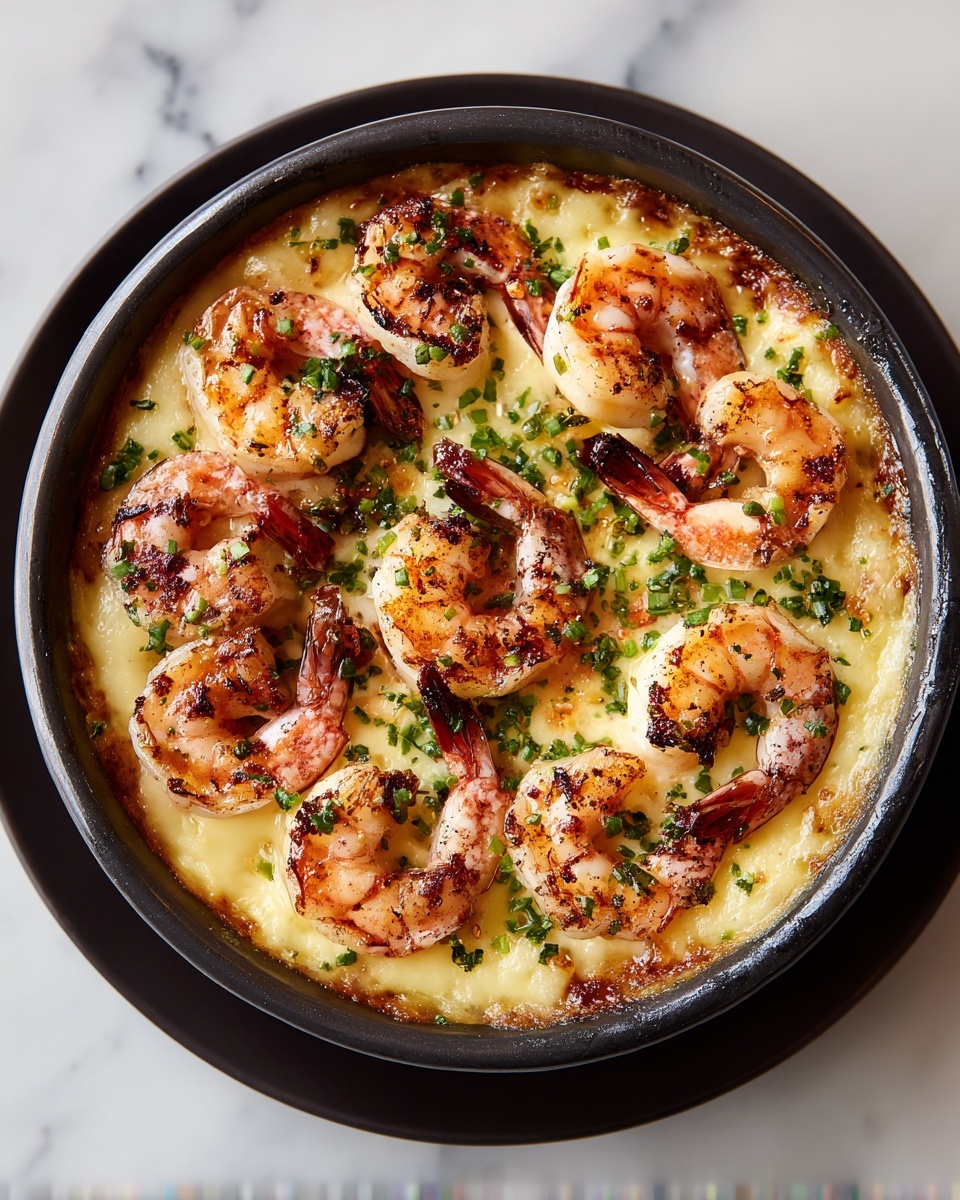 Garlic Shrimp Gratin Recipe - Recipe Image