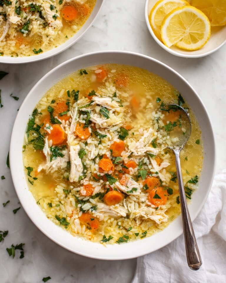 Lemon Chicken Orzo Soup Recipe