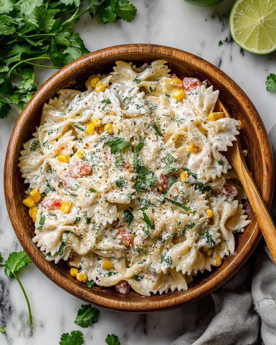 Cilantro Lime Pasta Salad Recipe - Recipe Image