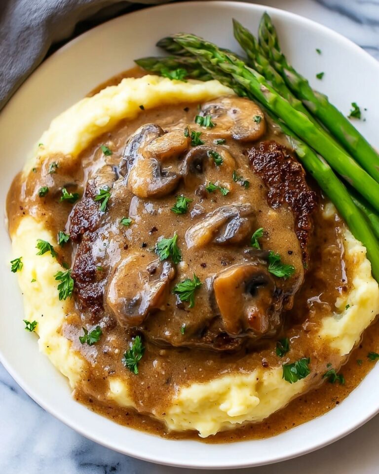 Salisbury Steak with Mushroom Gravy Recipe