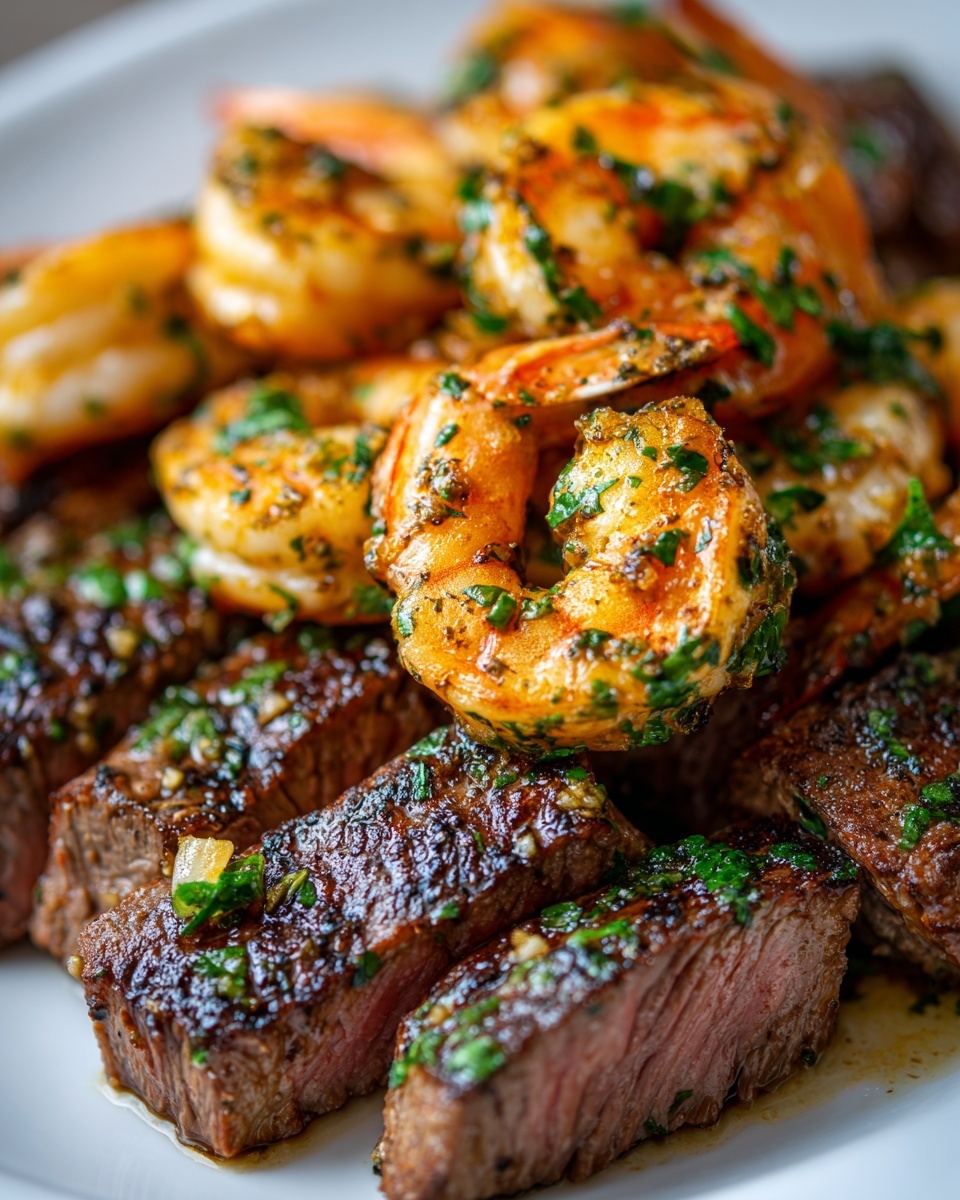 Steak and Shrimp Scampi Recipe - Recipe Image