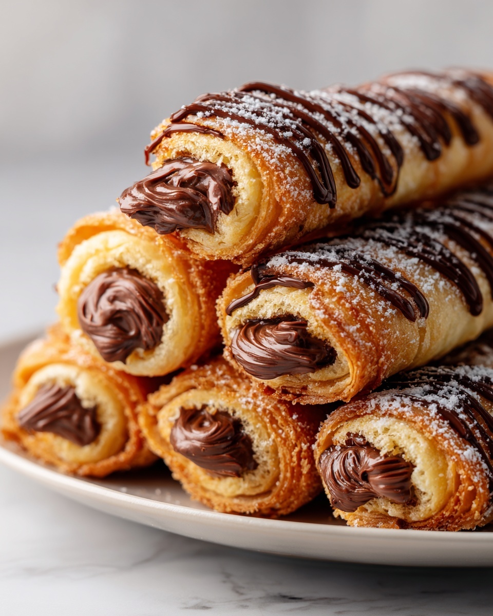 Peanut Butter Cup French Toast Rolls Recipe - Recipe Image