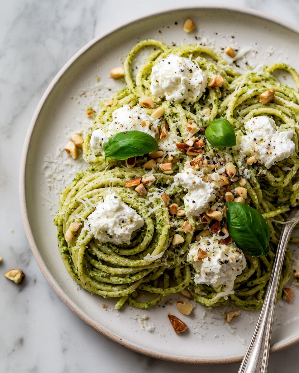 Creamy Pesto Pasta Sauce Recipe - Recipe Image