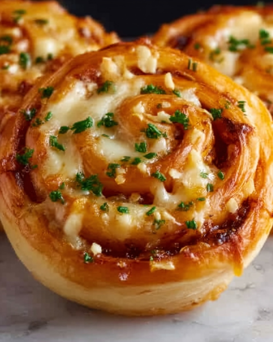 Cheesy BBQ Chicken Pizza Rolls Recipe - Recipe Image