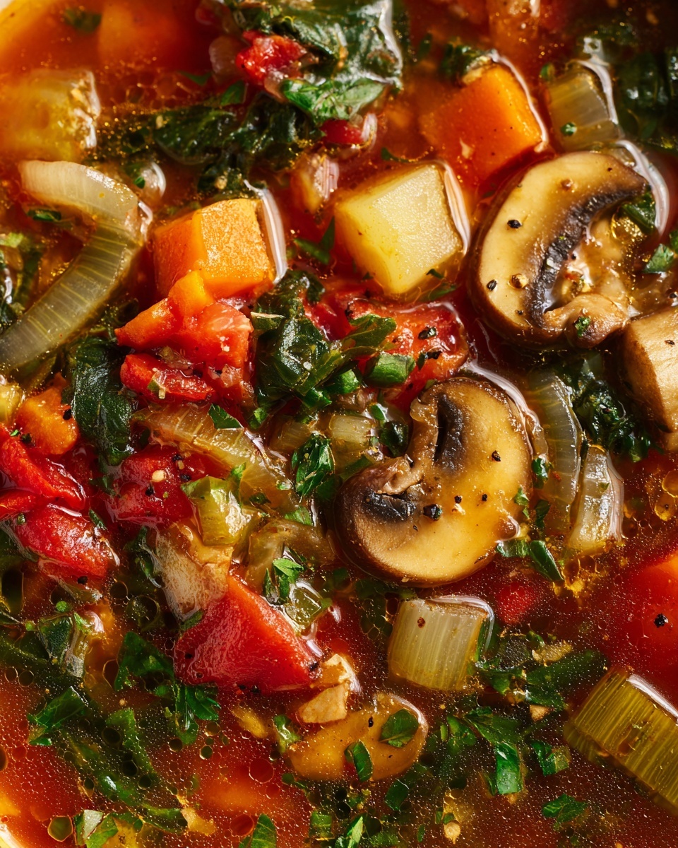 The BEST Vegetable Beef Soup Recipe - Recipe Image