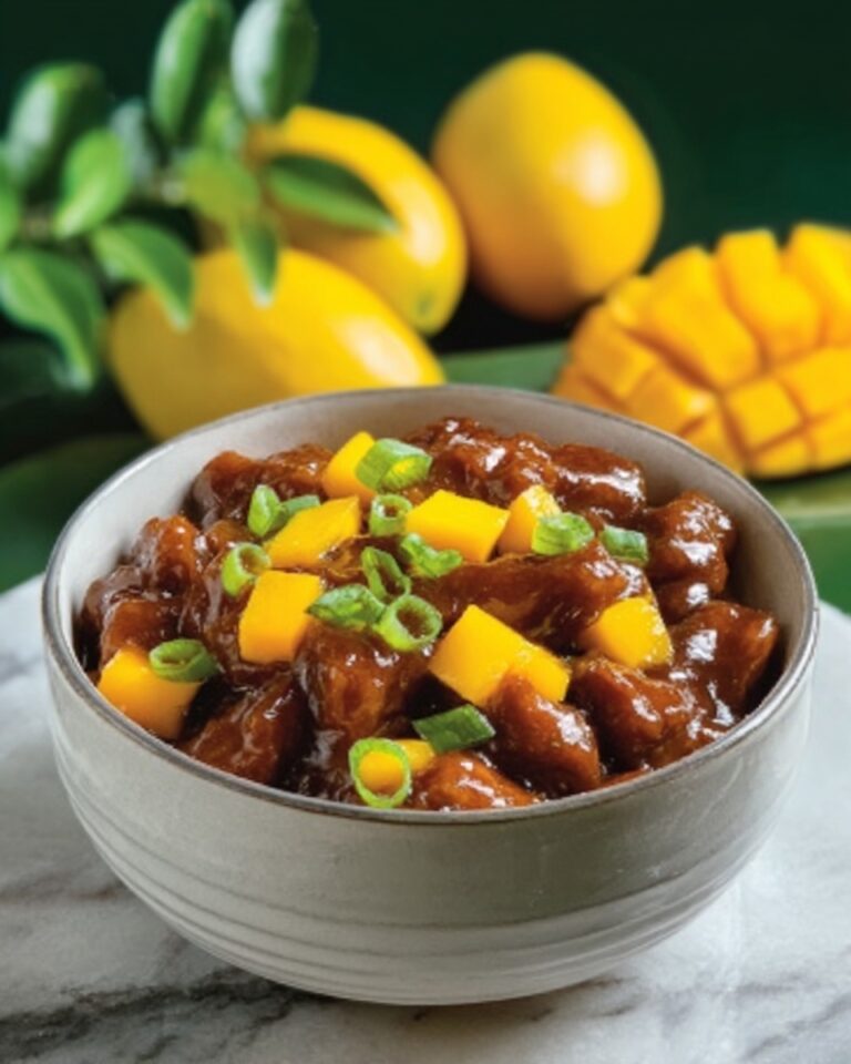 Chinese Style Mango Chicken Stir Fry Recipe