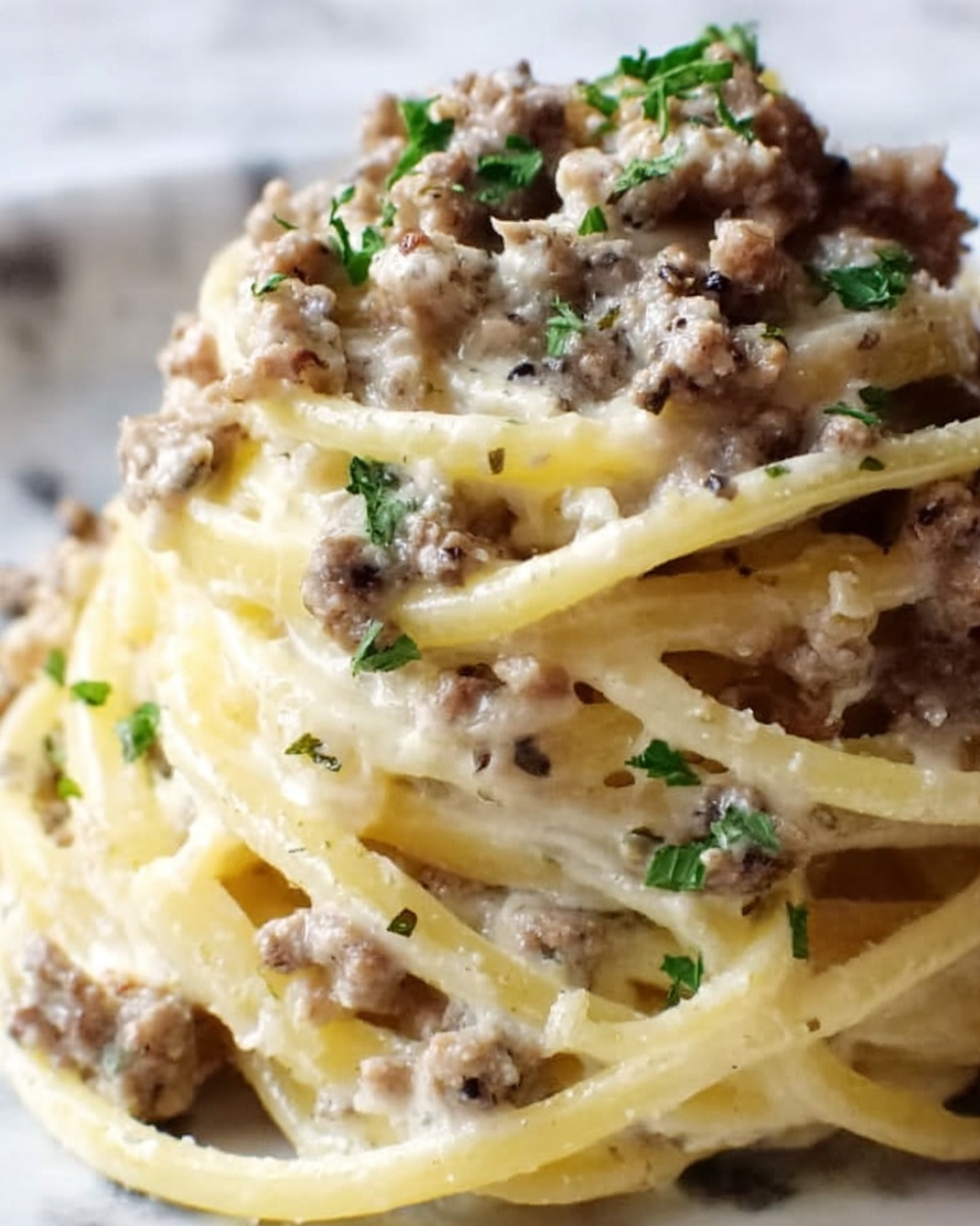 Cheesy Garlic Butter Linguine Pasta Recipe - Recipe Image