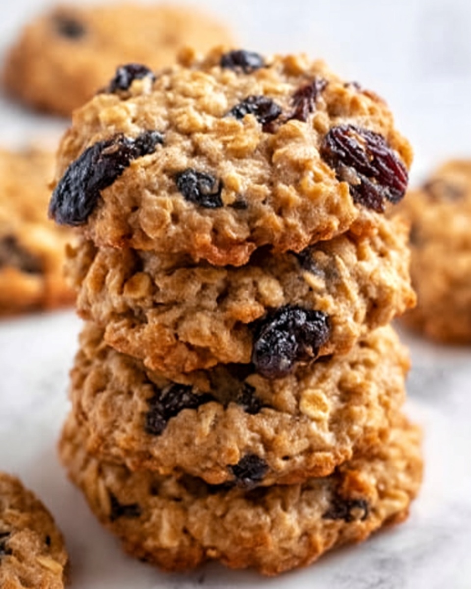 Soft & Chewy Oatmeal Raisin Cookies Recipe - Recipe Image