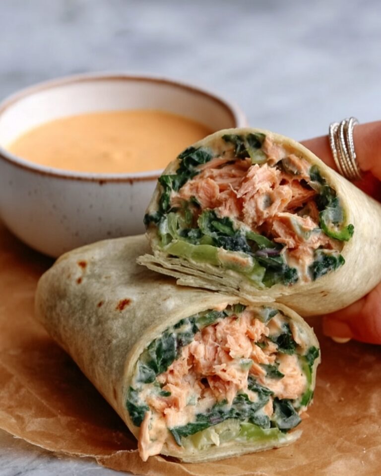 Blackened Salmon Caesar Wraps Recipe