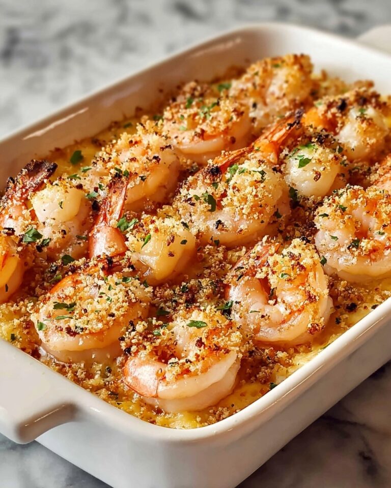 Garlic Parmesan Baked Shrimp Recipe