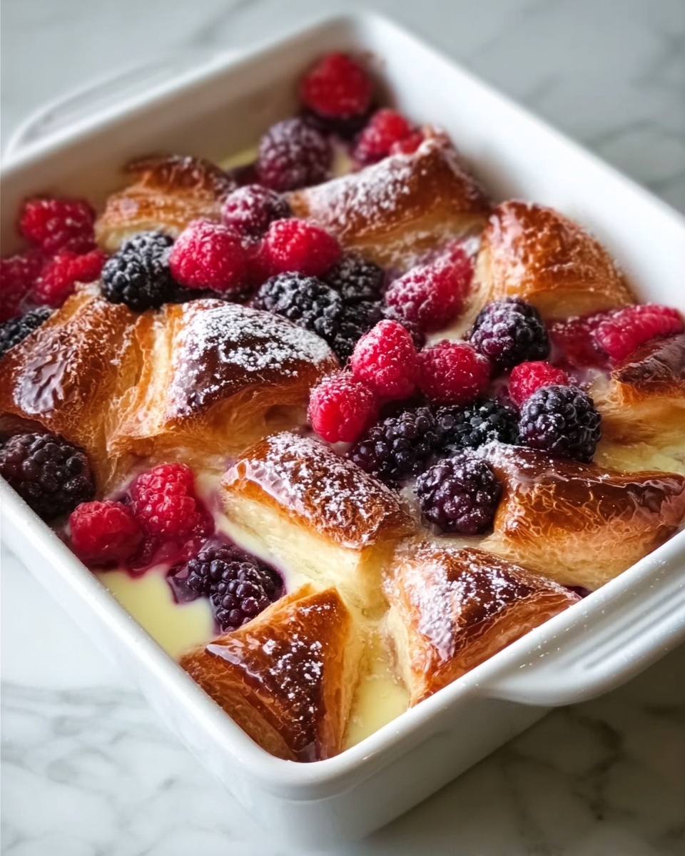 Berry Croissant Bake Recipe - Recipe Image