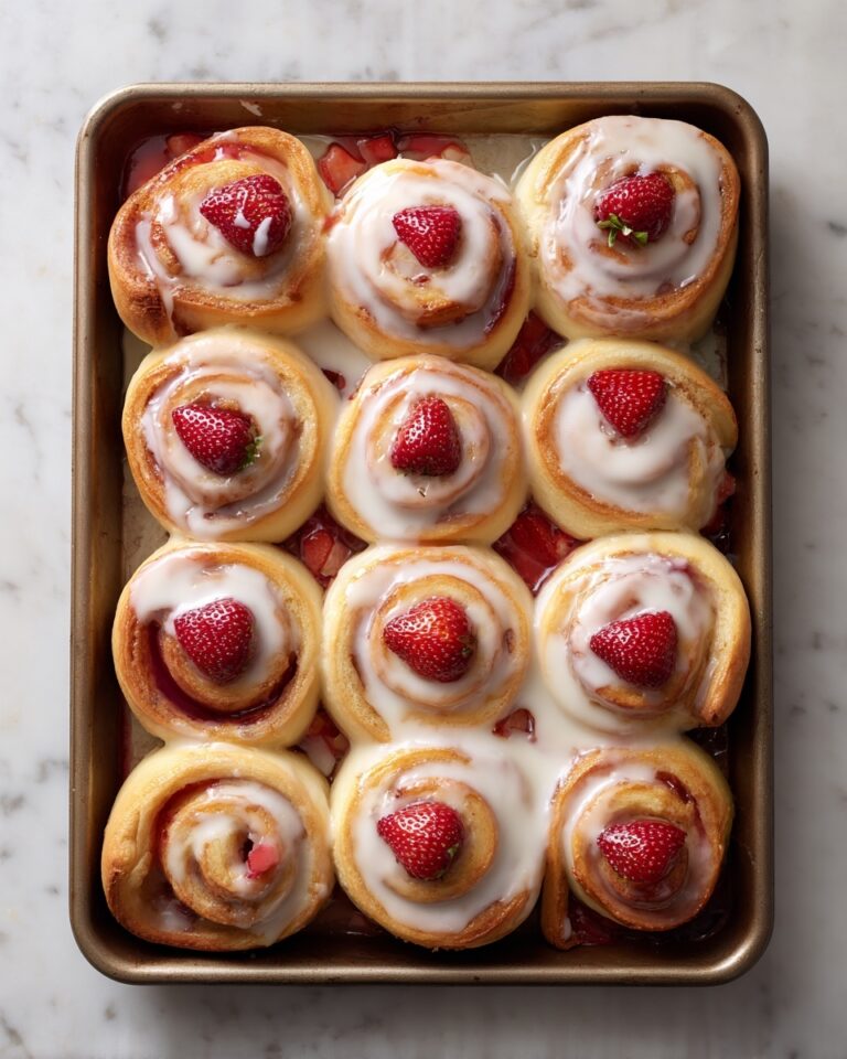 Strawberry Cheesecake Cinnabon Rolls Recipe