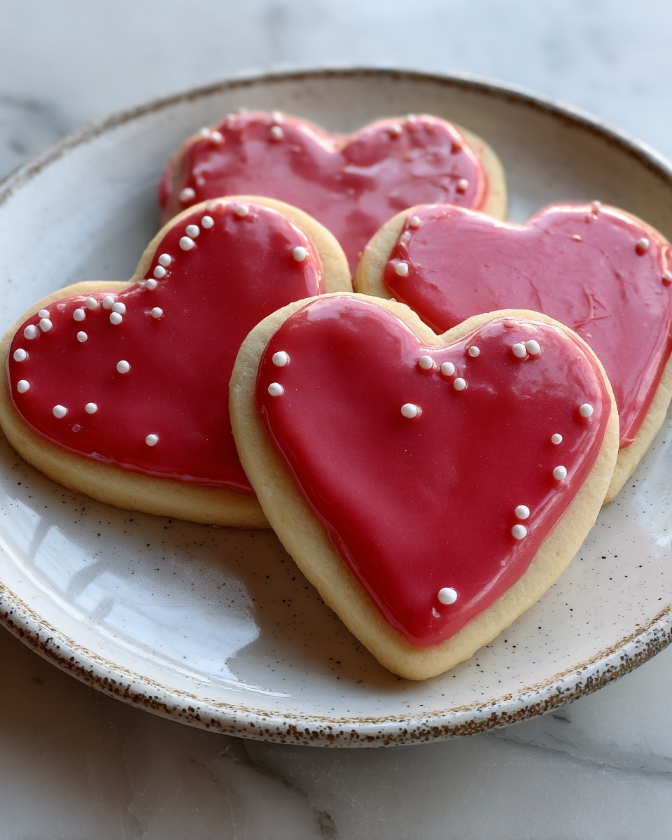Slice and Bake Heart Cookies Recipe - Recipe Image
