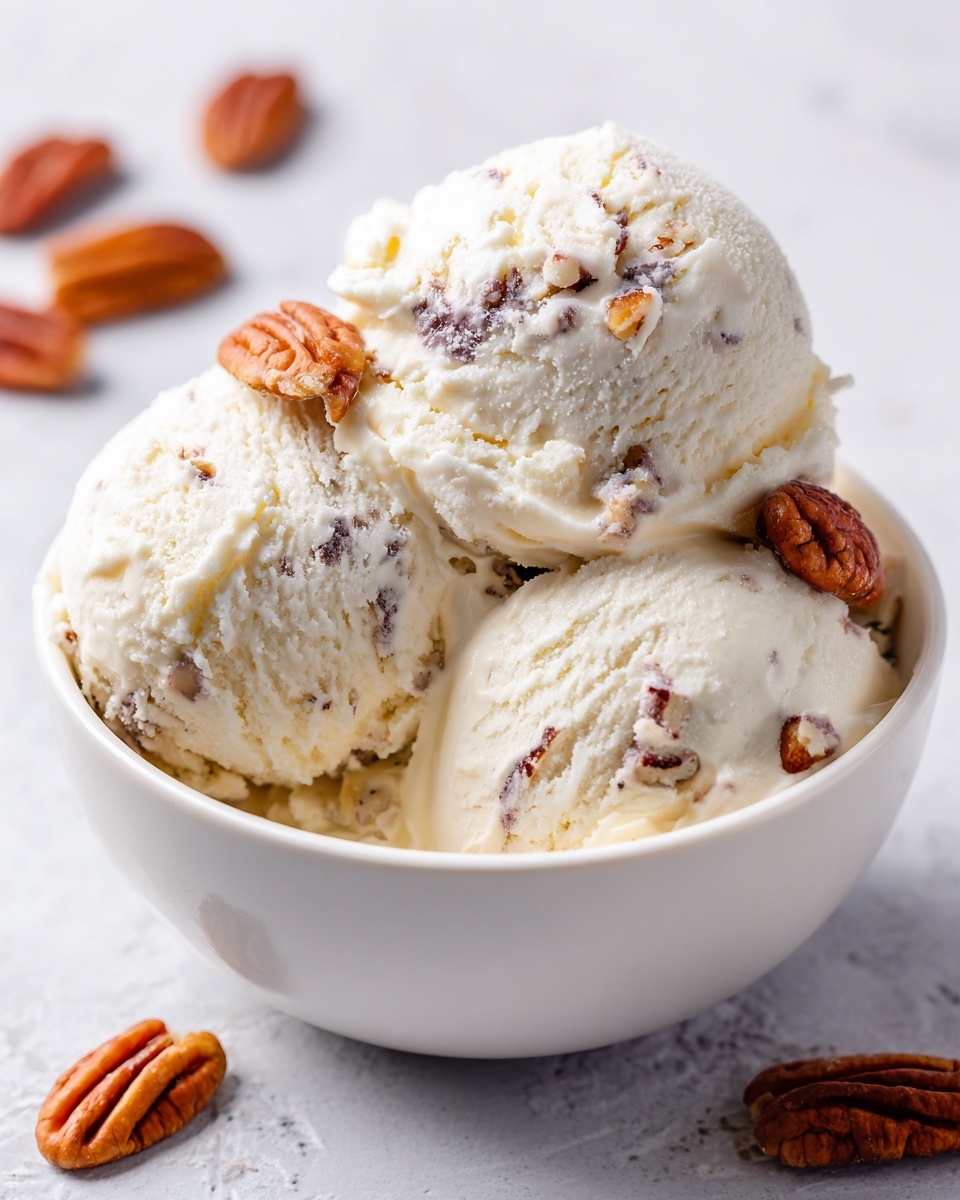 Homemade Butter Pecan Ice Cream Recipe - Recipe Image