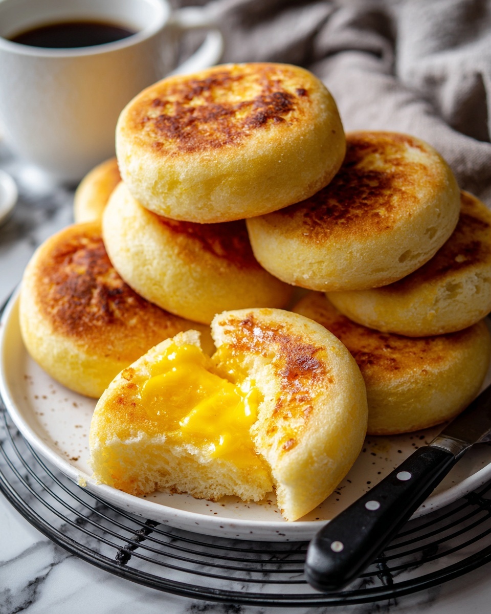 Homemade English Muffins Recipe - Recipe Image