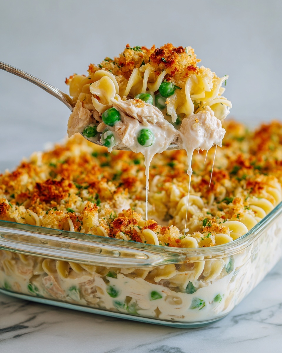 Creamy Chicken Noodle Casserole Recipe - Recipe Image