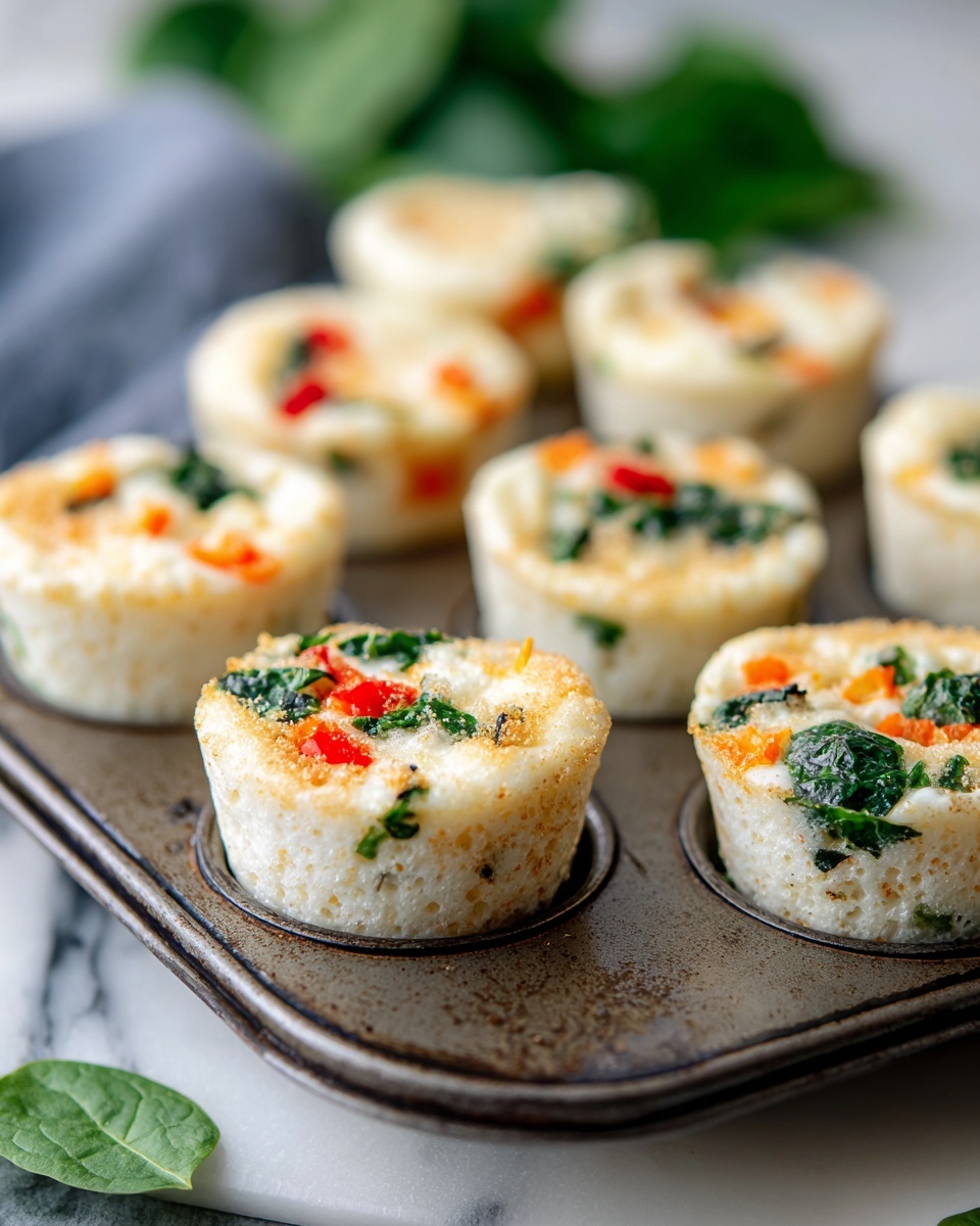 High Protein Egg White Bites Recipe - Recipe Image