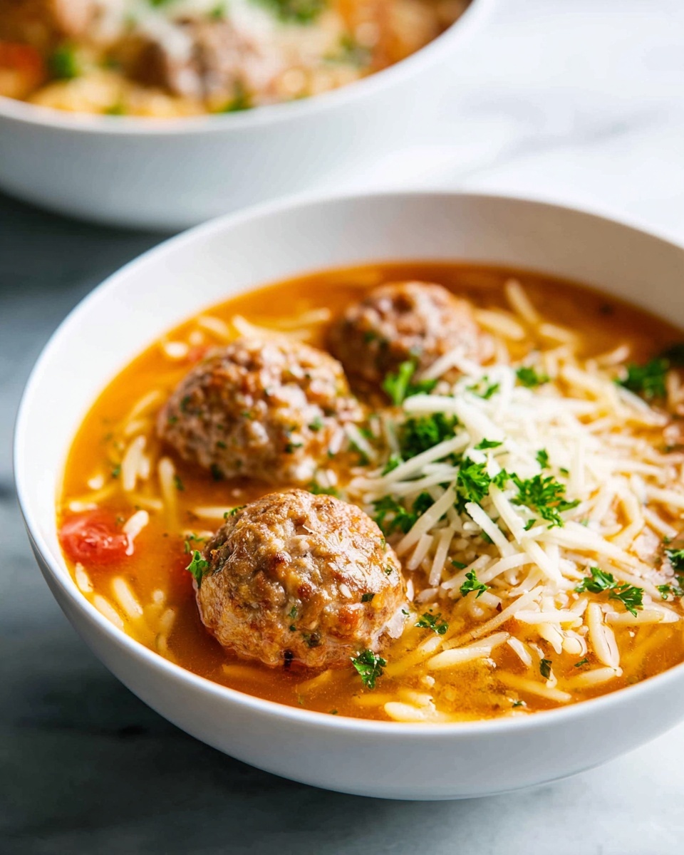 Chunky Italian Meatball Soup Recipe - Recipe Image