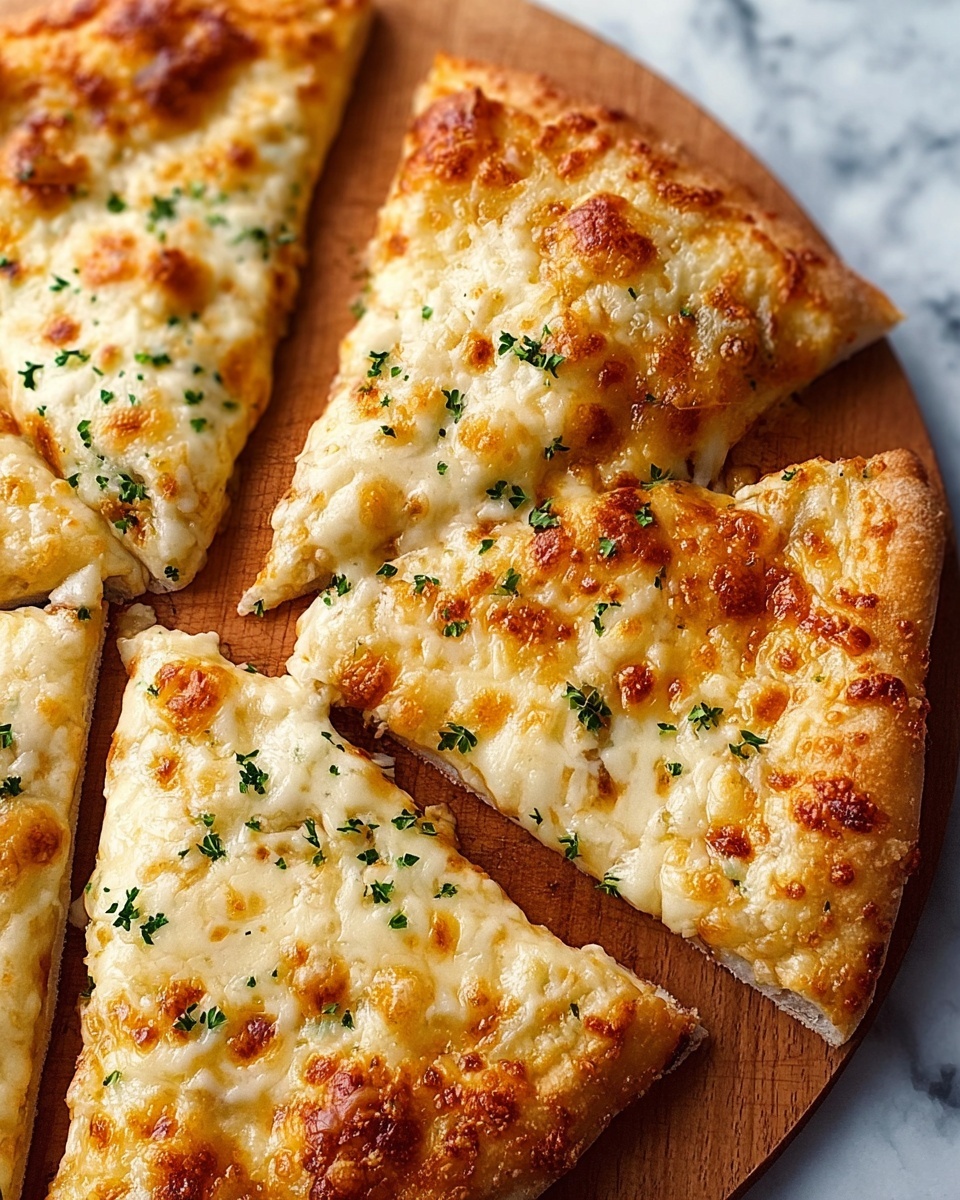 Air Fryer Cheesy Tortilla Garlic Bread Recipe - Recipe Image