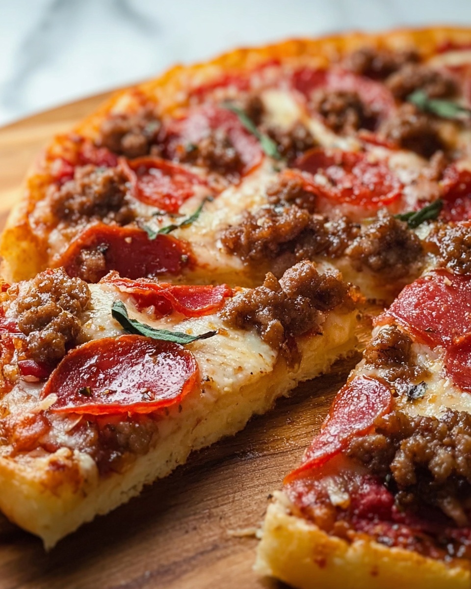 The Pizza Burger Pie Recipe - Recipe Image