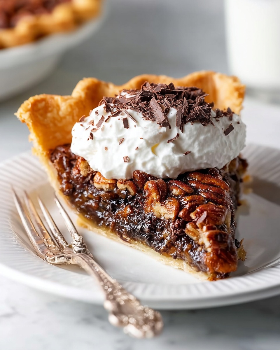 Dark Chocolate Pecan Pie Recipe - Recipe Image