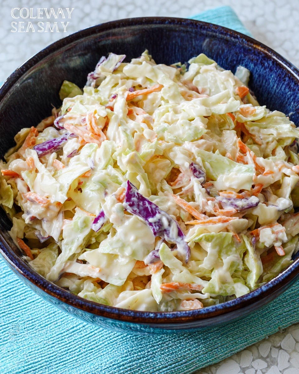 Classic Creamy Coleslaw Recipe - Recipe Image