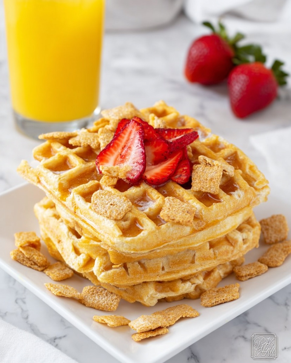 Cinnamon Toast Crunch Waffles Recipe - Recipe Image