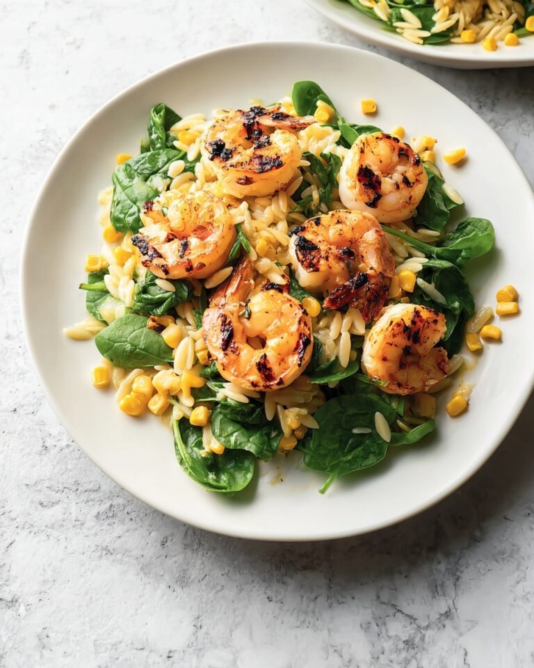 Cajun Grilled Shrimp and Orzo Salad Recipe