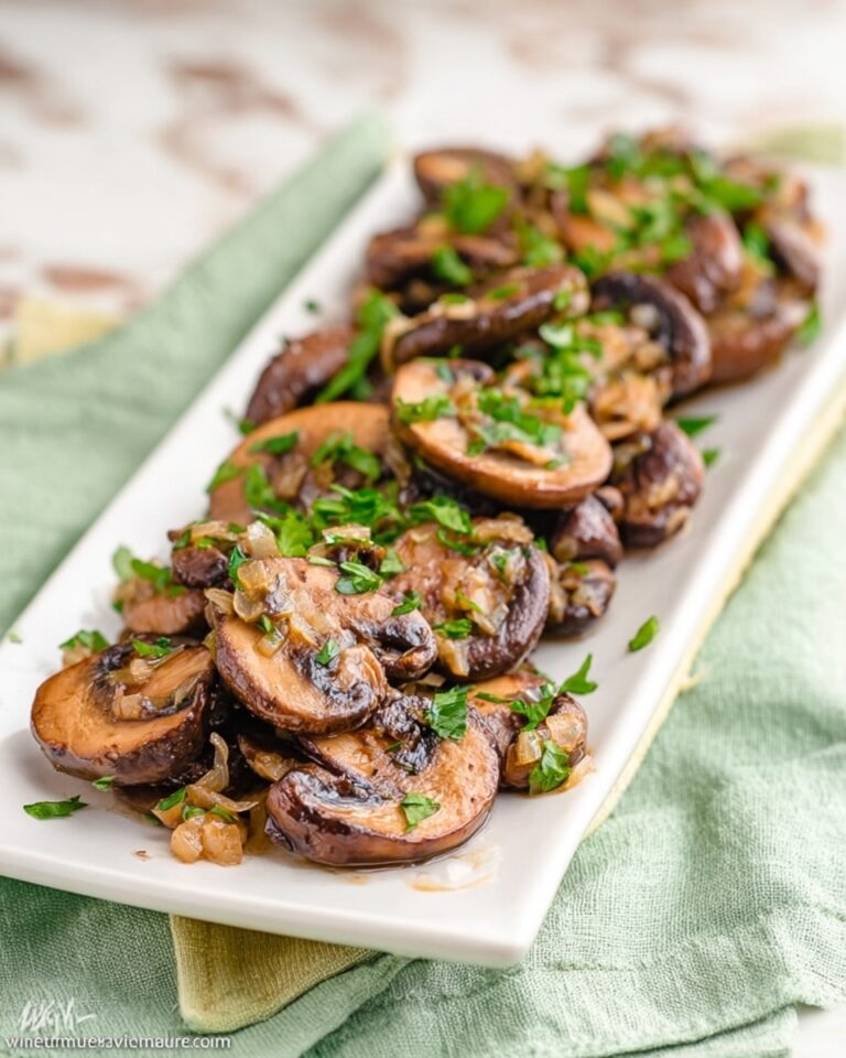 Mushrooms in a Sour Cream Sauce Recipe