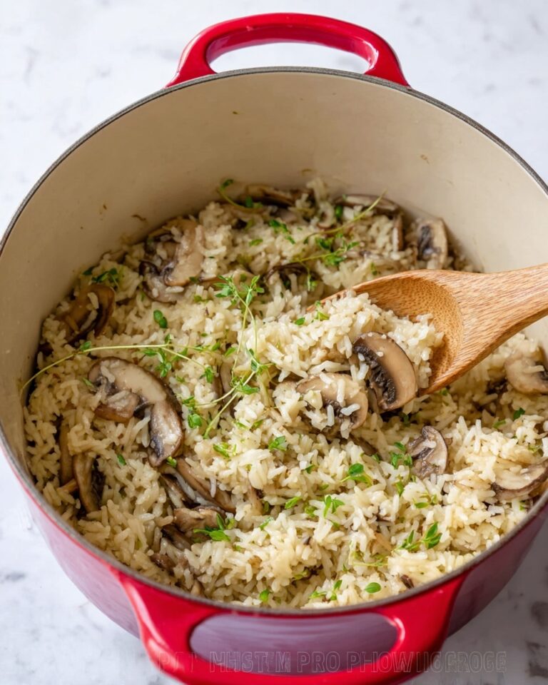 Mushroom Rice Pilaf Recipe