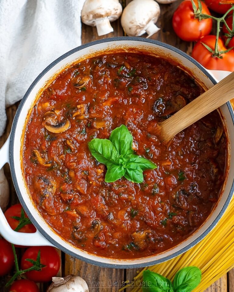 Mushroom Marinara Sauce Recipe