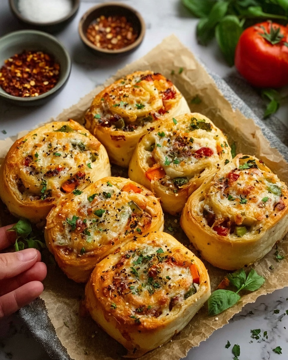 Delicious Baked Veg O Cheese Roll Recipe - Recipe Image