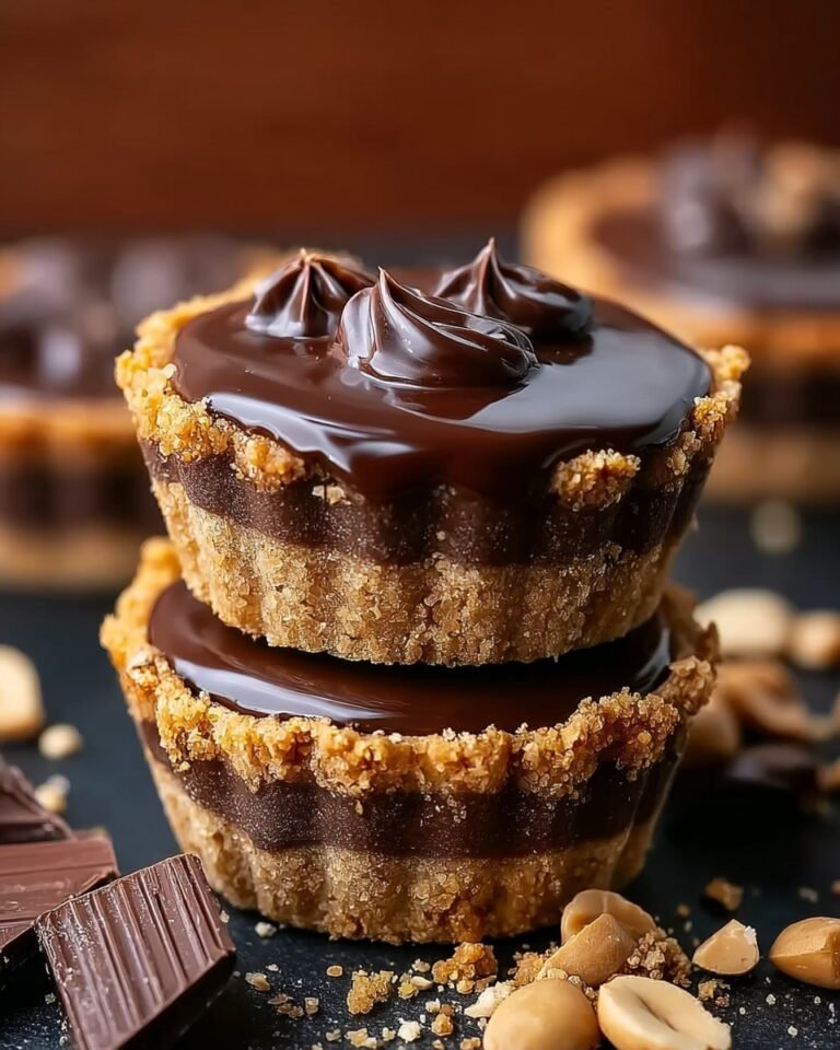 Decadent Mini Chocolate Peanut Butter Pies Recipe