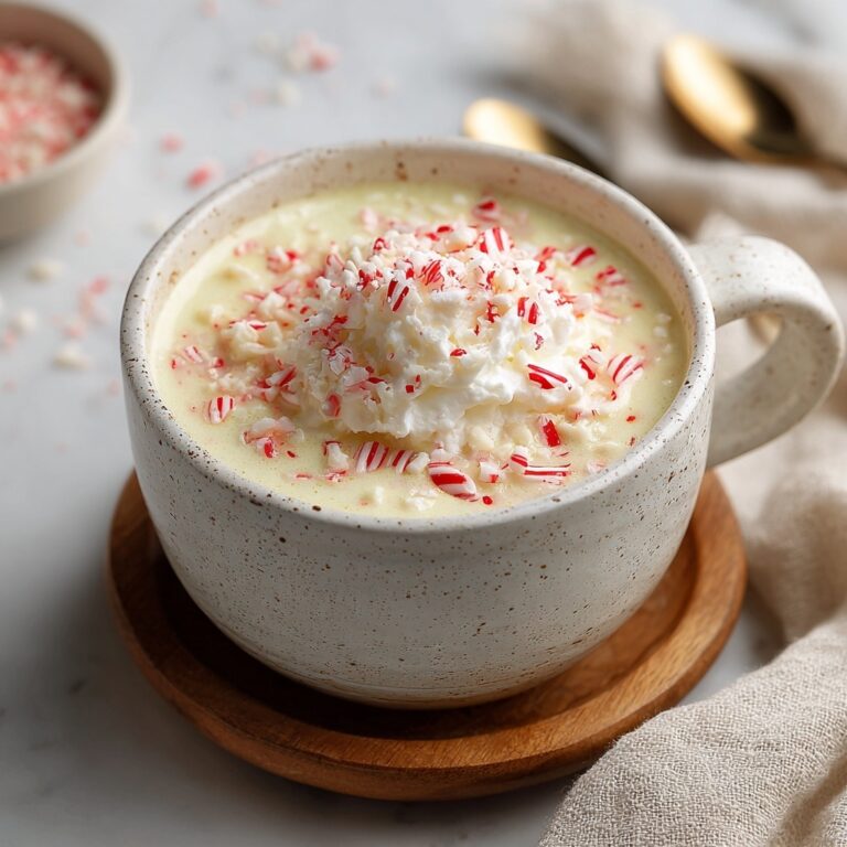 Peppermint White Hot Chocolate Recipe
