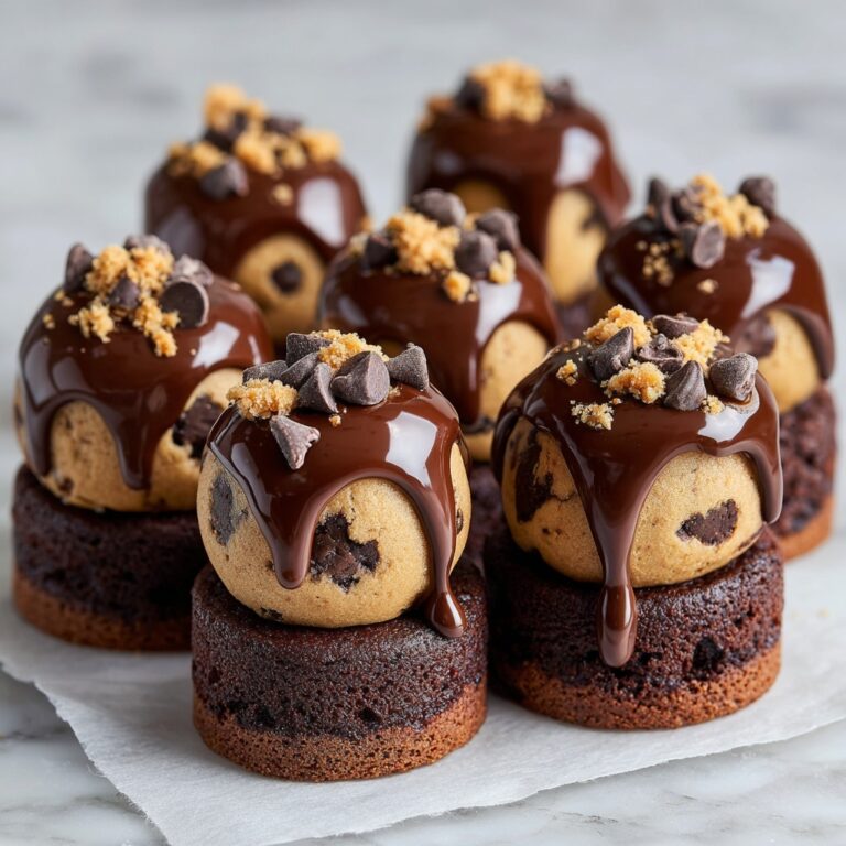 Chocolate Chip Cookie Dough Brownie Bites Recipe